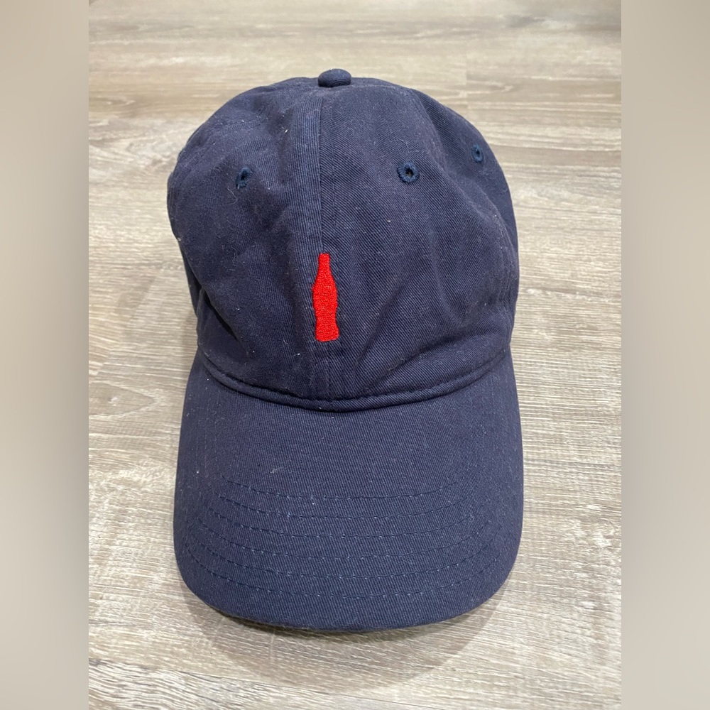 Coke navy blue and red hat